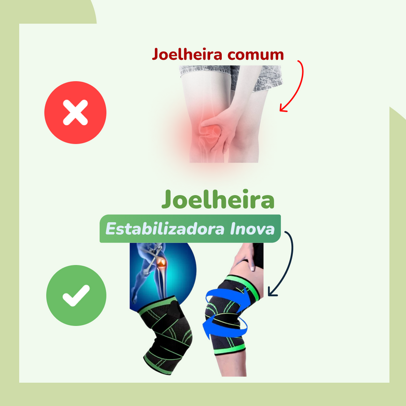 Joelheira Estabilizadora Compressiva - Inova